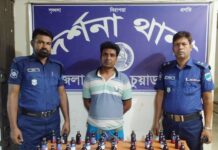 দর্শনায় ৫২ বোতল ফেনসিডিলসহ গ্রেফতার ১