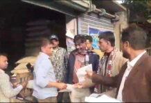 বিএনপির অসহযোগ আন্দোলনে জনমত গড়তে শৈলকুপায় লিফলেট বিতরণ ও গণসংযোগ