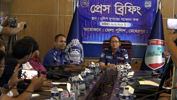 Meherpur Docoits Arrested Press Briffing News Pic (2)