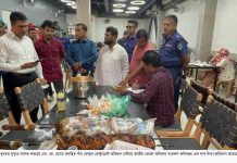 ‘বাসি গ্রিল ফ্রিজে সংরক্ষণ’ যশোরের ‘পাঁচ ফোড়ন’কে লাখ টাকা জরিমানা