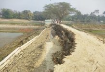 রাজগঞ্জে নির্মাণের এক মাসের মাথায় ধসে গেল রাস্তা, জনভোগান্তি চরমে