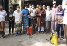 যশোর রামনগর ইউনিয়নে ডেঙ্গু প্রতিরোধে মশা নিধন কর্মসূচি