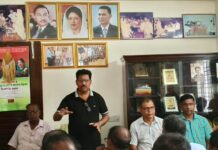 বিএনপির কেন্দ্রীয় নেতা অপুর পূজা পরবর্তী মতবিনিময়