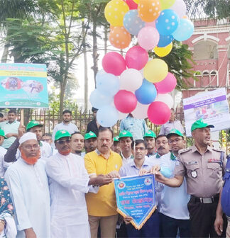 যশোরে নানা আয়োজনে জাতীয় নিরাপদ সড়ক দিবস উদযাপিত